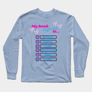 Book Boyfriend (All) Long Sleeve T-Shirt